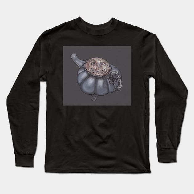 The Sleepy Little Dormouse Long Sleeve T-Shirt by MagsWilliamson